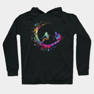 Surfer Couple Hoodie